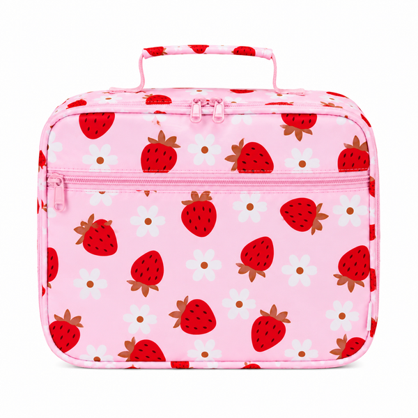 Strawberry Fields Junior Insulated Lunch Bag + Ice Pack