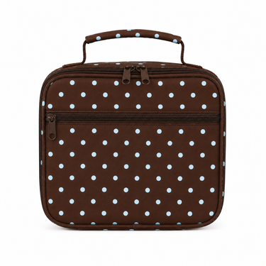 Polka Dots Mini Insulated Lunch Bag-Kinnder