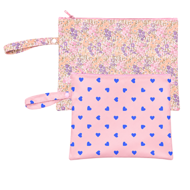 Blossom/Sweet Hearts Wet Bag Duo