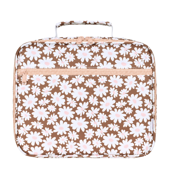 Bloom Tan Junior Insulated Lunch Bag + Ice Pack-Junior Lunch Bag-Kinnder