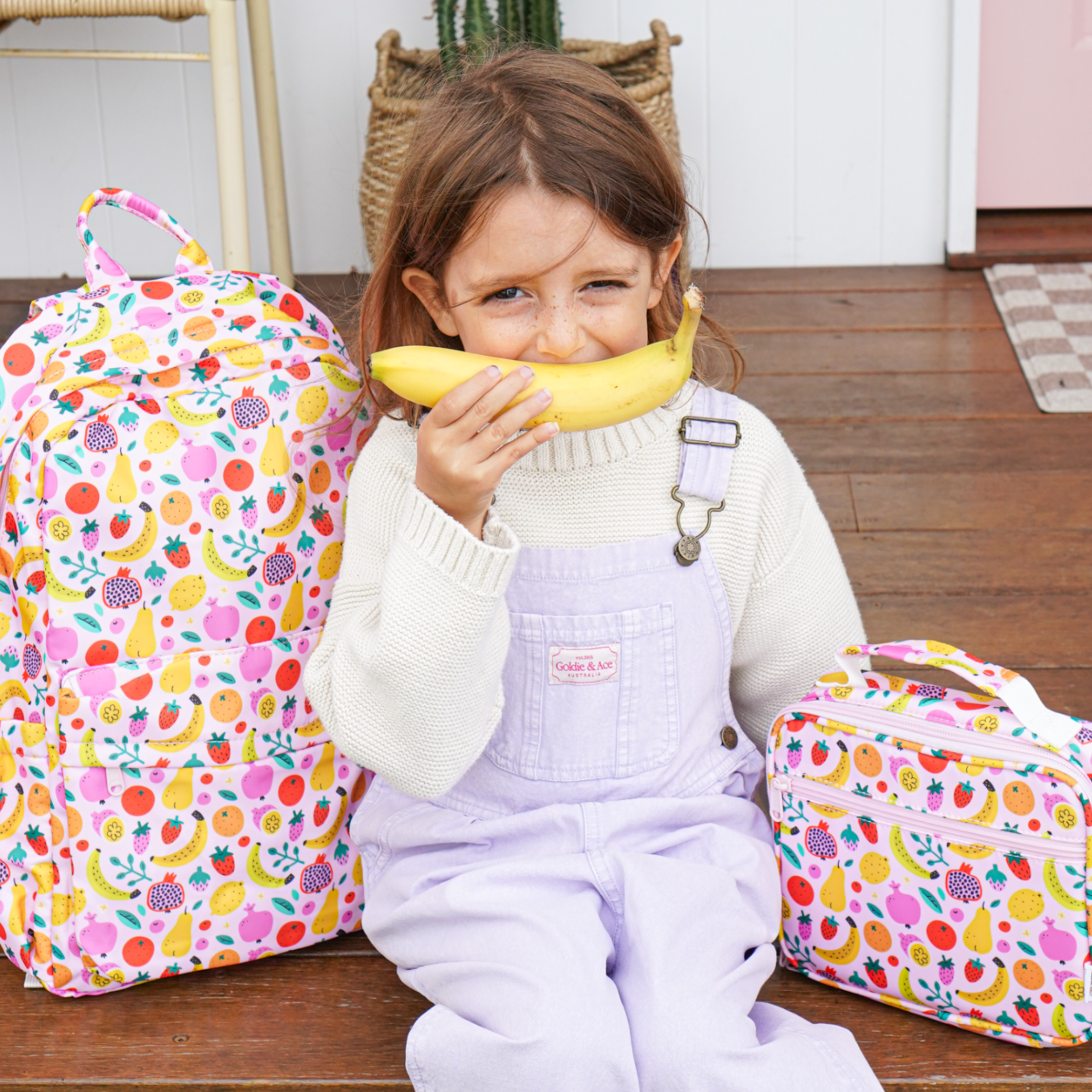 Fruit Salad Junior Insulated Lunch Bag + Ice Pack-Kinnder