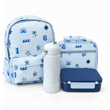 The Bento Stainless Steel Lunch Box Blueberry & Periwinkle-Bento Box-Kinnder