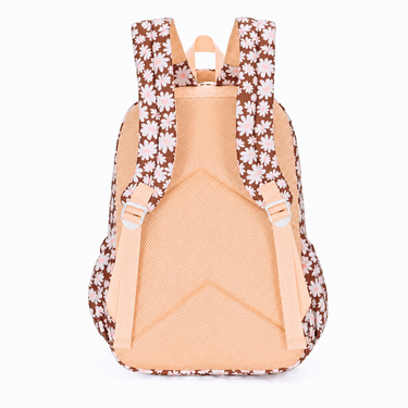 Bloom Tan Campus School Backpack-Campus Backpack-Kinnder