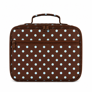 Polka Dots Junior Insulated Lunch Bag + Ice Pack-Junior Lunch Bag-Kinnder