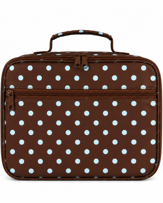 Polka Dots Junior Insulated Lunch Bag + Ice Pack-Junior Lunch Bag-Kinnder