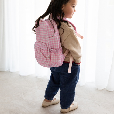 Pink Gingham Mini Daycare/Toddler Backpack
