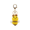 Bee Crochet Bag Charm Keyring-Kinnder