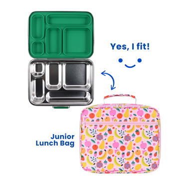 Bento 5 Strawberry Stainless Steel Lunch Box-Kinnder
