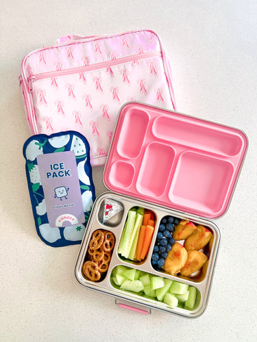 Bento 5 Strawberry Stainless Steel Lunch Box-Kinnder