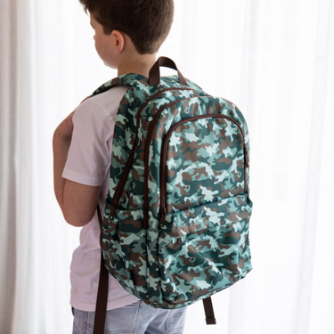Camo Campus School Backpack-Campus Backpack-Kinnder