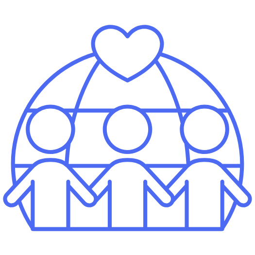 all together icon in transparent background