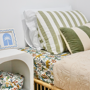 Dinoroar Waterproof Fitted Sheet-Kinnder