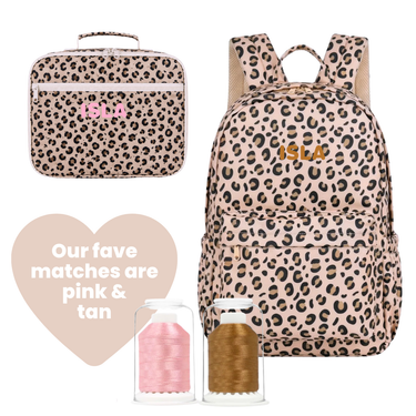 Leopard Junior Insulated Lunch Bag + Ice Pack-Junior Lunch Bag-Kinnder