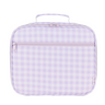 Lilac Gingham Junior Insulated Lunch Bag + Ice Pack-Junior Lunch Bag-Kinnder