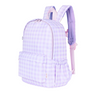 Lilac Gingham Mini Daycare/Toddler Backpack-Mini Backpack-Kinnder