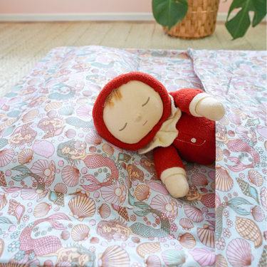 Mermaid Aqua Daycare Sheet & Pillow Set-Kinnder