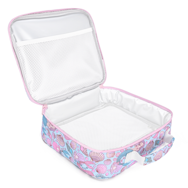 Mermaid Aqua Junior Insulated Lunch Bag + Ice Pack-Junior Lunch Bag-Kinnder