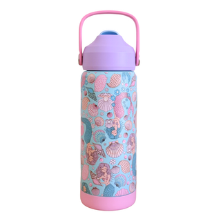Mermaid Aqua Stainless Steel Drink Bottle 530ml-Kinnder
