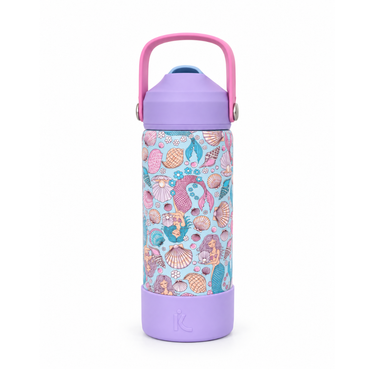 Mermaid Aqua Stainless Steel Drink Bottle-Drink Bottle-Kinnder