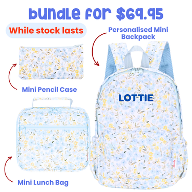 Posies Mini Daycare/Toddler Backpack-Mini Backpack-Kinnder