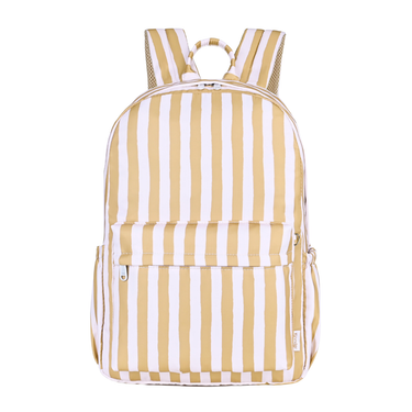 Mustard Stripe Junior Kindy/School Backpack-Junior Backpack-Kinnder
