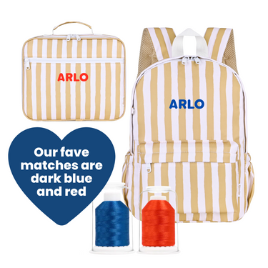 Mustard Stripe Mini Daycare/Toddler Backpack-Mini Backpack-Kinnder