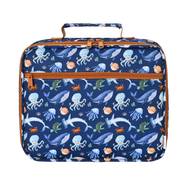 Ocean Friends Junior Insulated Lunch Bag + Ice Pack-Junior Lunch Bag-Kinnder