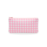 Pink Gingham Mini Pencil Case-Kinnder