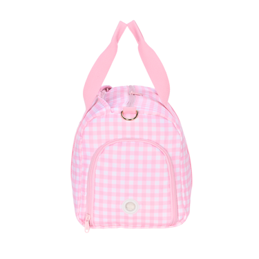 Pink Gingham Weekend/Sport Duffle Bag-Duffle Bag-Kinnder