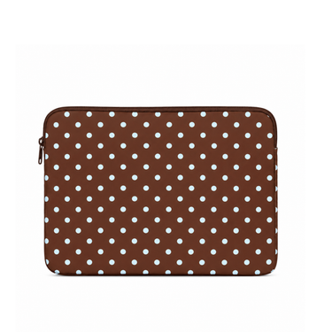 Polka Dot Padded Laptop Sleeve-Kinnder