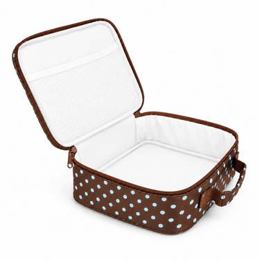 Polka Dots Junior Insulated Lunch Bag + Ice Pack-Junior Lunch Bag-Kinnder