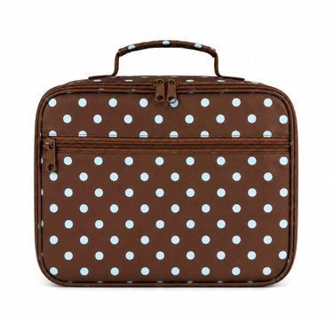 Polka Dots Junior Insulated Lunch Bag + Ice Pack-Junior Lunch Bag-Kinnder