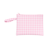 Stardust Shells/Pink Gingham Wet Bag Duo-Wet Bag-Kinnder