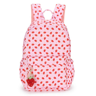 Strawberry Crochet Bag Charm Keyring-Kinnder