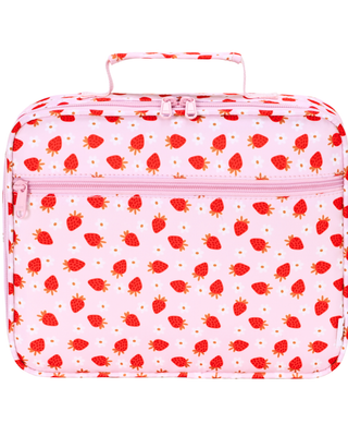 Strawberry Fields Junior Insulated Lunch Bag + Ice Pack-Junior Lunch Bag-Kinnder