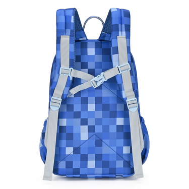 Blue Pixel Junior Kindy/School Backpack-Junior Backpack-Kinnder