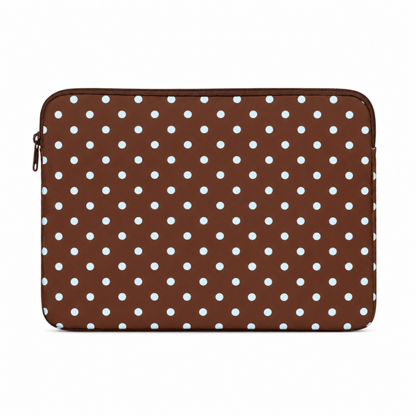 Polka Dot Padded Laptop Sleeve-Kinnder